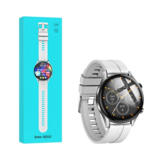 Smartwatch Hoco Y7 Pro 1,39" (versão de chamada) Prata