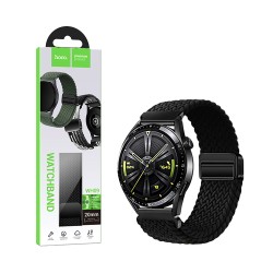 Hoco Magnetic Buckle Nylon Bracelet WH09 Jane Eyre series 20mm Black Hoco Magnetic Buckle Nylon Bracelet WH09 Jane Eyre series 20mm Black