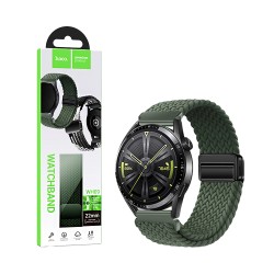 Hoco Magnetic Buckle Nylon Bracelet WH09 Jane Eyre series 22mm Dark Olive Green Hoco Magnetic Buckle Nylon Bracelet WH09 Jane Eyre series 22mm Dark Olive Green