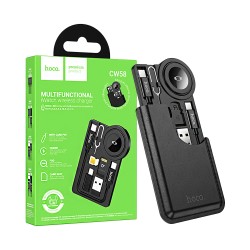 Caixa Montada Hoco CW58 Multifunctional iWatch Cabo com Conector Estojo de Armazenamento Preto Caixa Montada Hoco CW58 Multifunctional iWatch Cabo com Conector Estojo de Armazenamento Preto