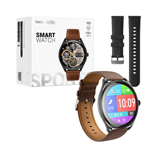 Smartwatch Hoco Y22 1,43" (versão de chamada) Preto