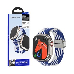 Hoco Magnetic Buckle Nylon Bracelet AS104 for iWatch (42/44/45/49mm) Blueberry Hoco Magnetic Buckle Nylon Bracelet AS104 for iWatch (42/44/45/49mm) Blueberry
