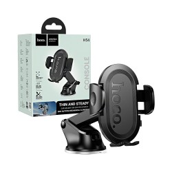 Suporte de Telefone para Carro Hoco H54 Brusco para Painel Preto Suporte de Telefone para Carro Hoco H54 Brusco para Painel Preto