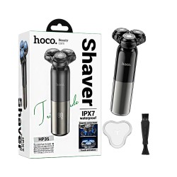 Barbeador Elétrico Hoco HP35 Induction com três lâminas Preto Barbeador Elétrico Hoco HP35 Induction com três lâminas Preto