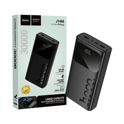 Hoco Power Bank J144A Hymn with 2 Ports Output USB 30000mAh Black Hoco Power Bank J144A Hymn with 2 Ports Output USB 30000mAh Black