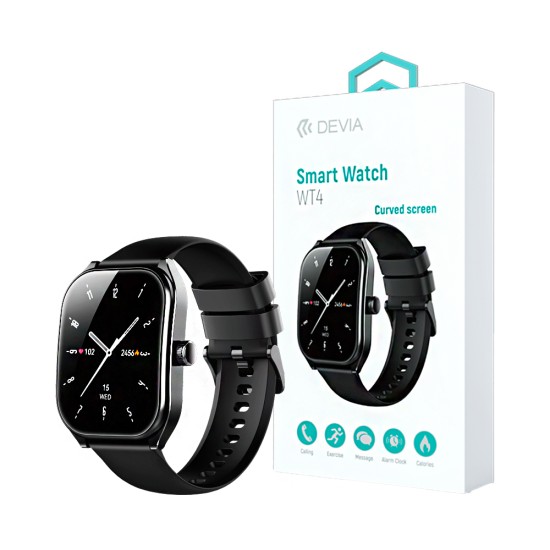 Smartwatch Devia WT4 JX627 2,01" (versão de chamada) Preto