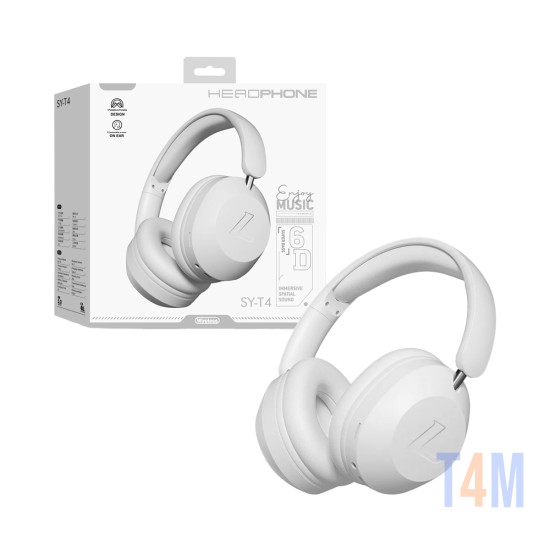 Wireless Headphones SY-T4 Enjoy Music White