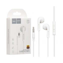 Auscultadores Hoco M39 Rhyme Sound com Cabo e Microfone 3,5mm 1,2m Branco Auscultadores Hoco M39 Rhyme Sound com Cabo e Microfone 3,5mm 1,2m Branco