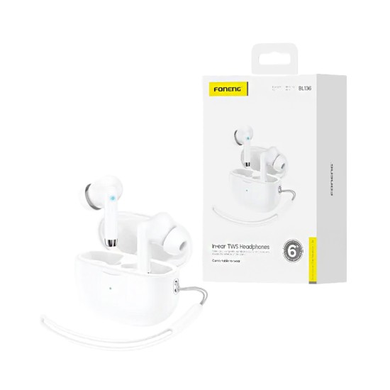 Foneng True Wireless Earbuds BL136 White