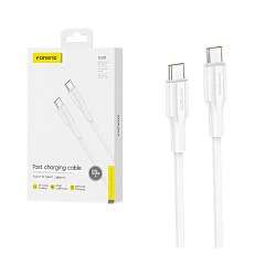 Foneng Cable XS01 Type-C to Type-C 60W 1M White Foneng Cable XS01 Type-C to Type-C 60W 1M White