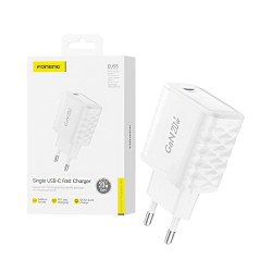 Foneng Adapter EU55 Type-C PD 20W GAN White