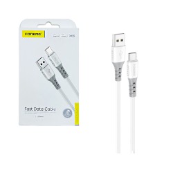 Foneng Cable X66 Type-C 20W 3A 1M White Foneng Cable X66 Type-C 20W 3A 1M White