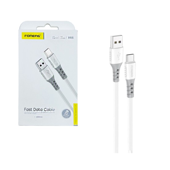 Foneng Cable X66 Type-C 20W 3A 2M White