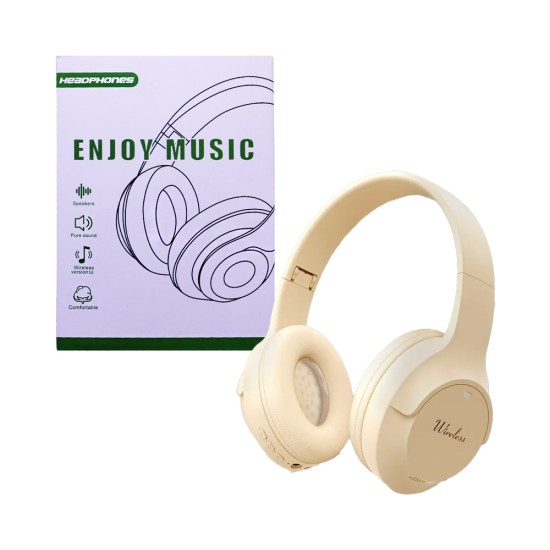 Wireless Headphones K9 Enjoy Music Beige