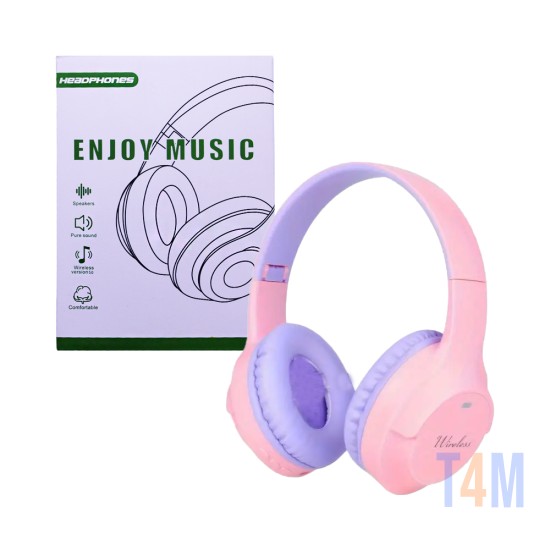 Wireless Headphones K9 Enjoy Music Purple