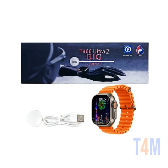 Smartwatch T900 Ultra 2 2,19" (Versión de llamada) Naranja