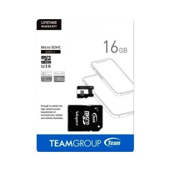Cartão de Memória Micro SDHC Team Group 16GB USH-I Classe 10 Cartão de Memória Micro SDHC Team Group 16GB USH-I Classe 10