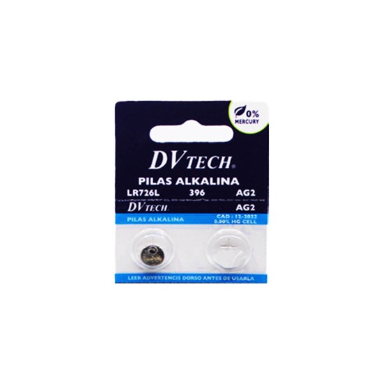 DV Tech Button Cell Battery LR726L/396/AG2