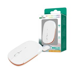 Rato Sem Fio New Science S-03 2.4 GHz Branco Rato Sem Fio New Science S-03 2.4 GHz Branco