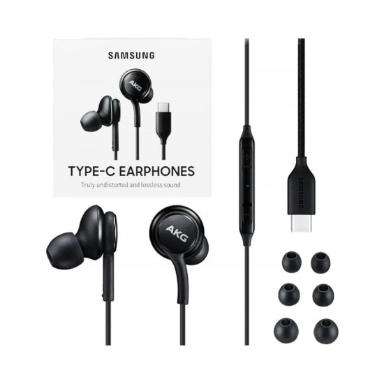 Auscultadores AKG Samsung EO-IC100BBEGAE/EO-IC100 Tipo-C 1,2m Preto