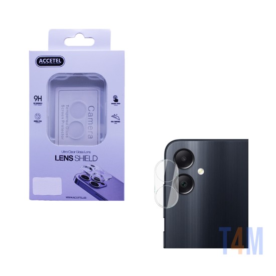 Protetor de Lente de Câmera de Vidro Temperado Para Samsung Galaxy A05 Transparente