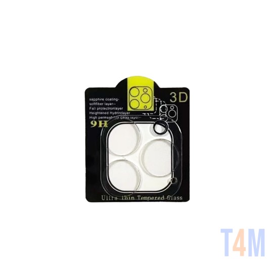 Protetor de Lente de Câmera de Vidro Temperado Para Apple IPhone 13 Pro/13 Pro Max Transparente