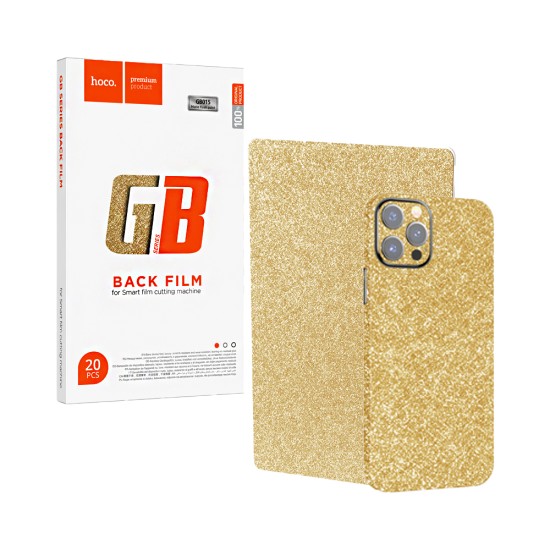 Protetor traseiro Mate Hoco GB015 Frosted Diamond para smartphone pacote 20 peças Dourado Protetor traseiro Mate Hoco GB015 Frosted Diamond para smartphone pacote 20 peças Dourado