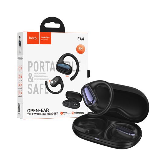 Hoco Wireless Open Ear Headphone EA4 Cloud Black