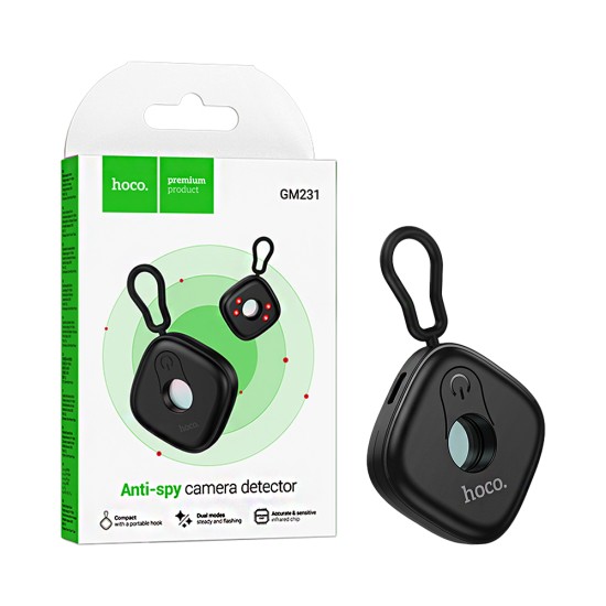 Detector câmera anti-espião Hoco GM231 Preto