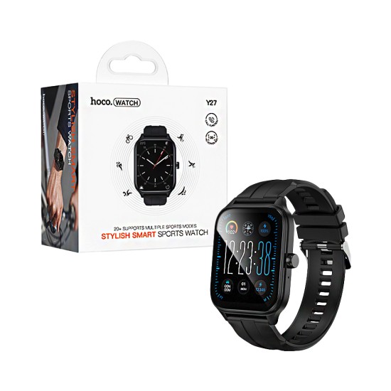 Smartwatch Hoco Y27 Smart Sports 1,95" (Versión Llamada) Negro Smartwatch Hoco Y27 Smart Sports 1,95" (Versión Llamada) Negro