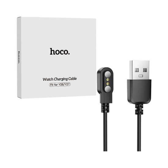 Hoco Wireless Charger for Y26/Y27 Sports Smartwatch Black