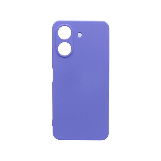 Silicone Case with Camera Shield for Xiaomi Redmi Redmi 13C/Poco C65 Purple