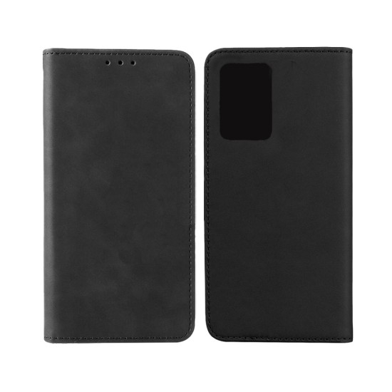 Leather Flip Cover with Internal Pocket For Xiaomi Redmi 10 5G Black