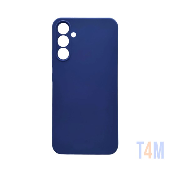 Funda de Silicona con Marco de Cámara para Samsung Galaxy A34 5g Azul