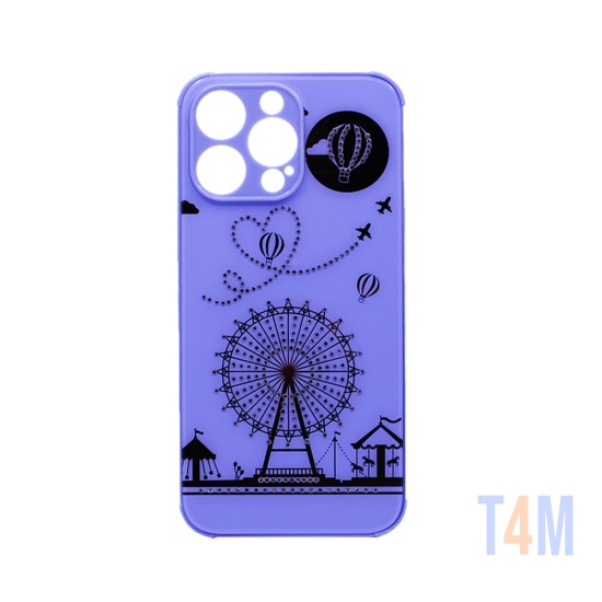 Capa Duro Designer para Apple iPhone 14 Pro Roxo