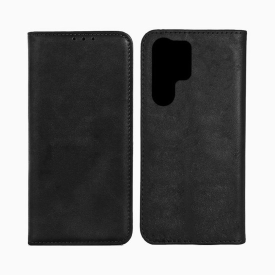 Leather Flip Cover with Internal Pocket For Huawei P30 Pro Black