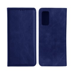 Funda Abatible de Cuero con Bolsillo Interno para Samsung Galaxy Note 20 Azul Funda Abatible de Cuero con Bolsillo Interno para Samsung Galaxy Note 20 Azul