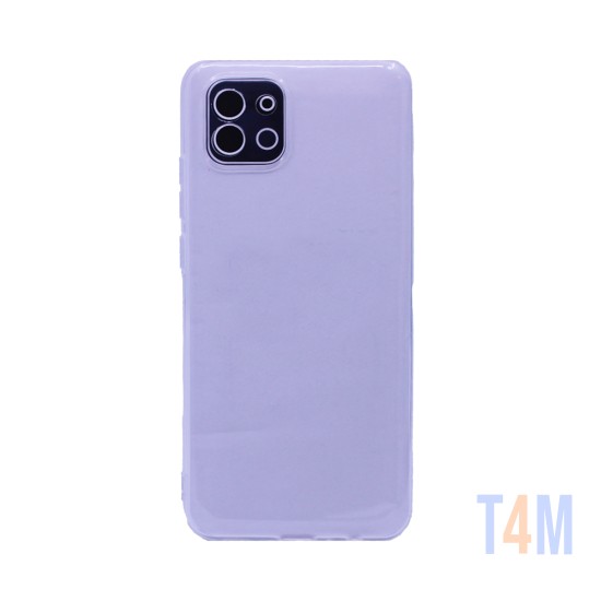 Capa de Silicone Macio com Moldura de Câmera para Samsung Galaxy A03 Transparente