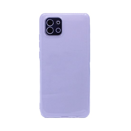 Soft Silicone Case with Camera Shield for Samsung Galaxy A03 Transparent