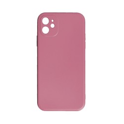 Capa de Silicone com Moldura de Câmera para Apple iPhone 11 Rosa Capa de Silicone com Moldura de Câmera para Apple iPhone 11 Rosa
