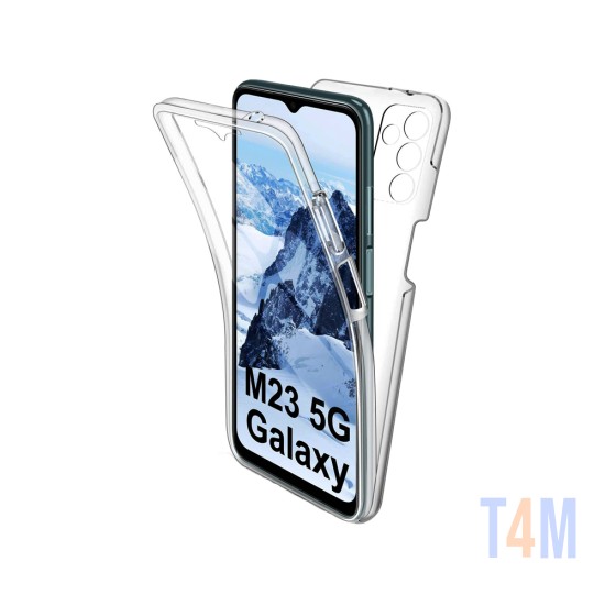 Funda de Silicona 360º para Samsung Galaxy M23 Transparente