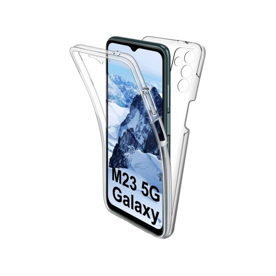 Funda de Silicona 360º para Samsung Galaxy M23 Transparente