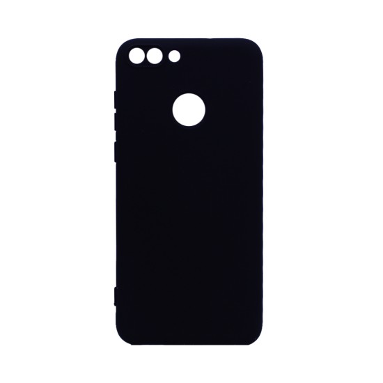 Silicone Case with Camera Shield For Huawei P Smart Black