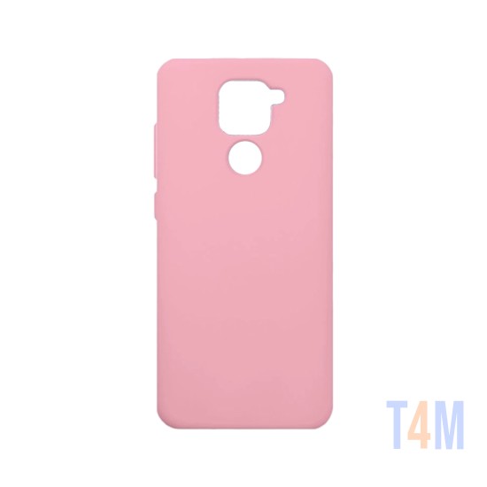 Capa de Silicone para Xiaomi Redmi Note 9 Rosa