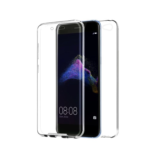 Funda de Silicona 360º para Huawei P9 Lite Transparente