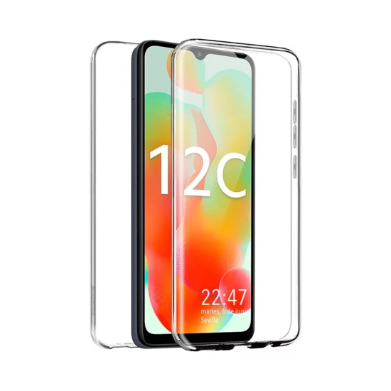 Funda de Silicona 360º para Xiaomi Redmi 12c Transparente