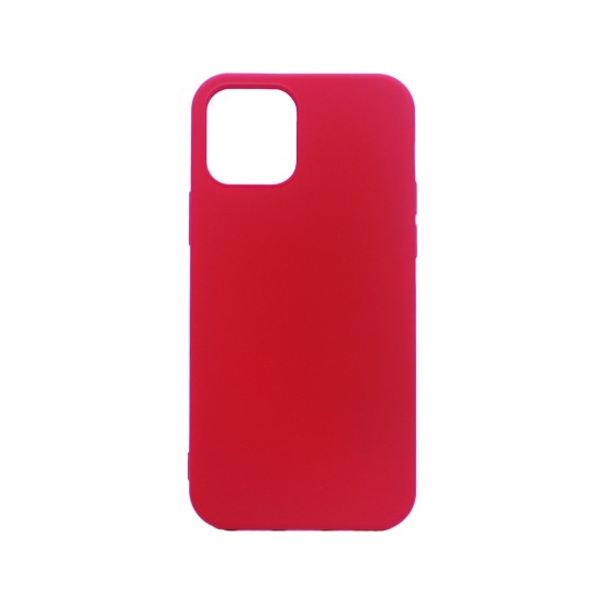 Silicone Case with Camera Shield for Apple iPhone 12/12 Pro Red