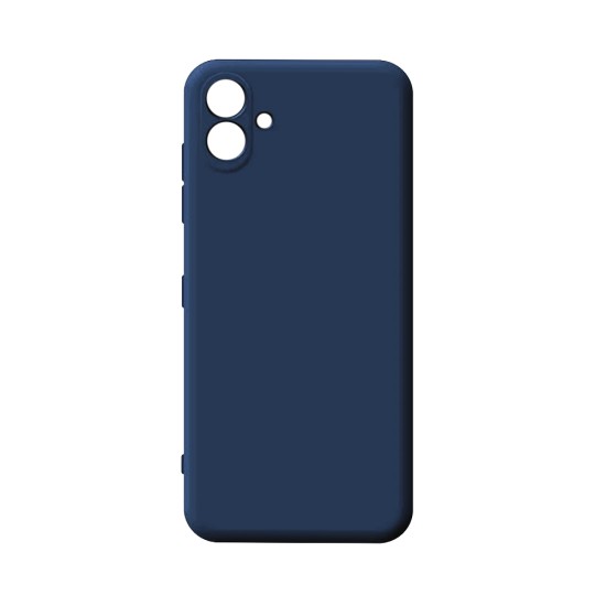 Silicone Case with Camera Shield for Samsung Galaxy A04e Dark Blue