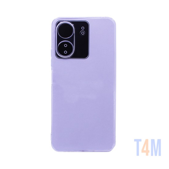 Soft Silicone Case with Camera Shield for Xiaomi Redmi 13C/Poco C65 Transparent