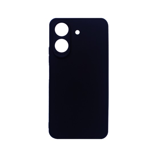 Soft Silicone Case with Camera Shield for Xiaomi Redmi 13C/Poco C65 Black